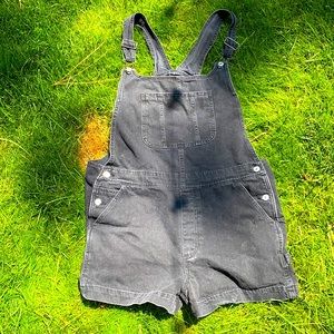 American Eagle Denim Overall Shorts